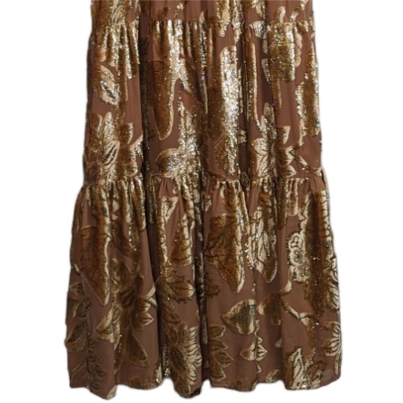 Ulla Johnson Velvet Loretta Dress - Rose Gold - Picture 9 of 13
